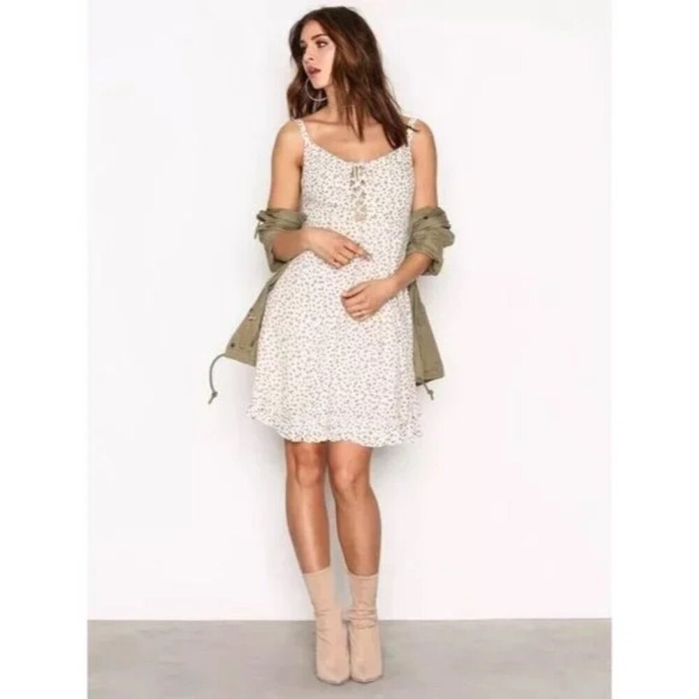 Denim & Supply Ralph Lauren Floral-Print Lace-Up Cami Dress